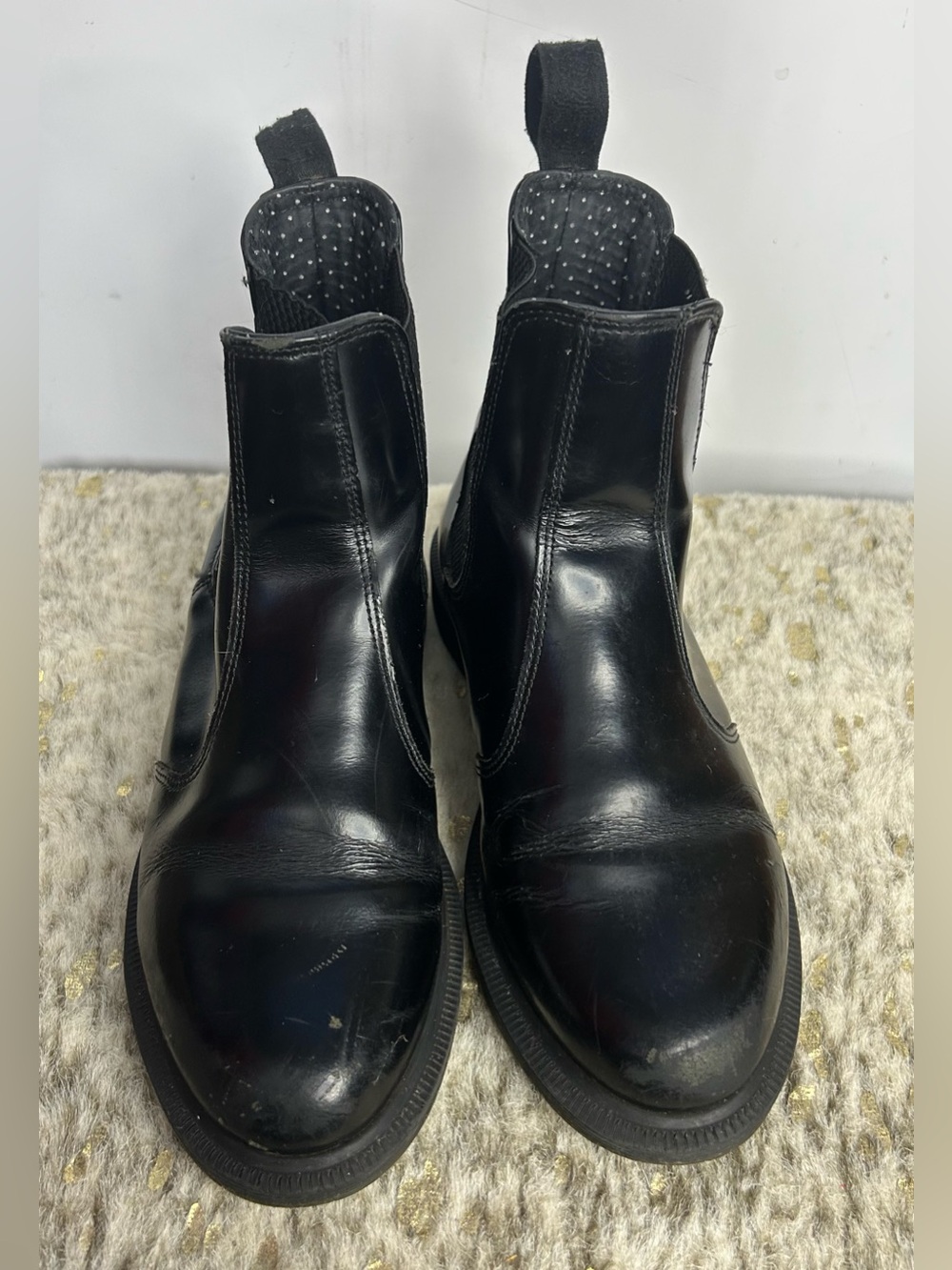 Dr. Marten Vintage Flora Black Boots Women's Size 6 - Picture 2 of 15